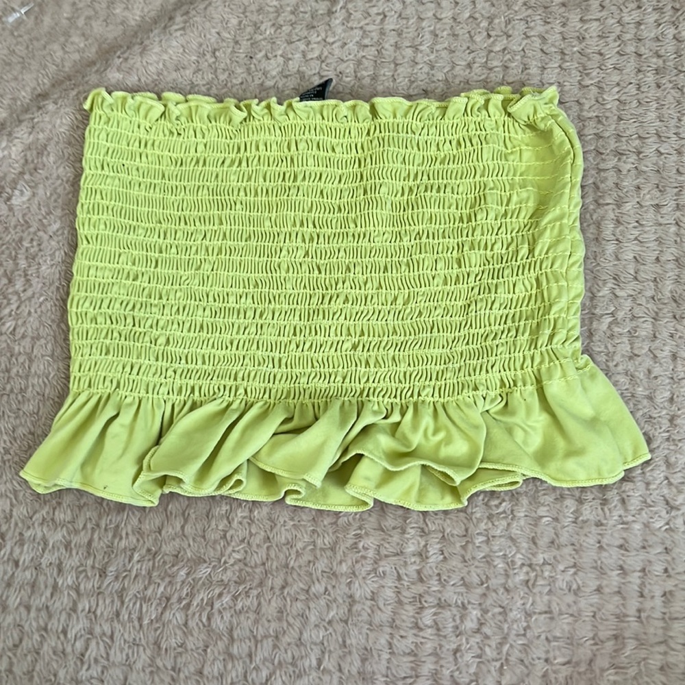 Green tube top